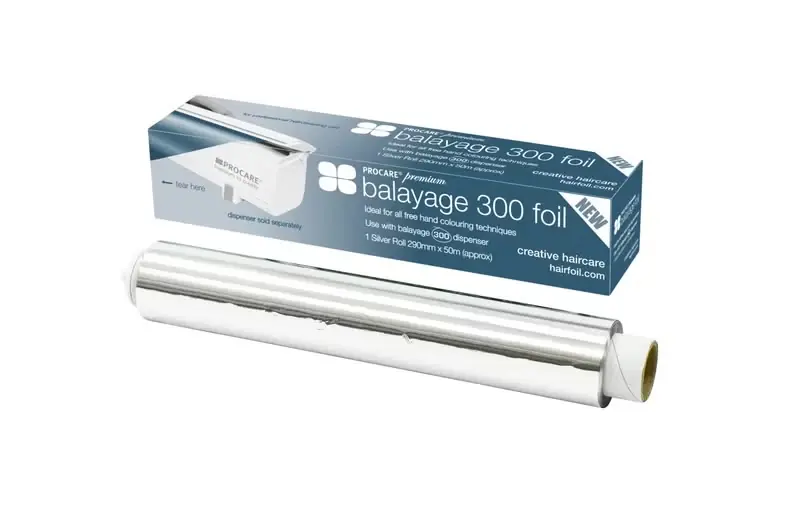 Premium Balayage Silver Foil Roll 0.3 x 50 m Bestseller