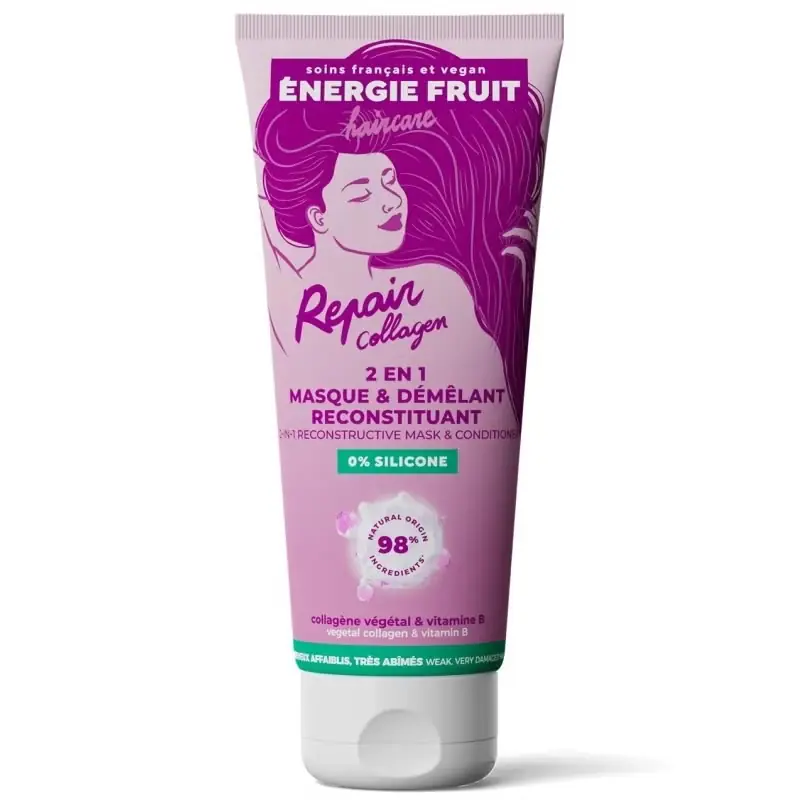 Neu Im Sortiment Collagen Repair 2in1 Maske ohne Silikone sehr strapaziertes Haar pflanzliches Kollagen & Vitamin B