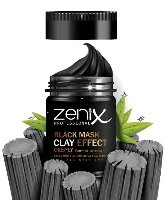 Geprüft Zenix Black Mask Clay Effect 190gr