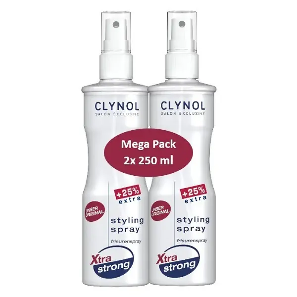 Beliebt Clynol Styling Spray Xtra strong 2x250ml - XXL