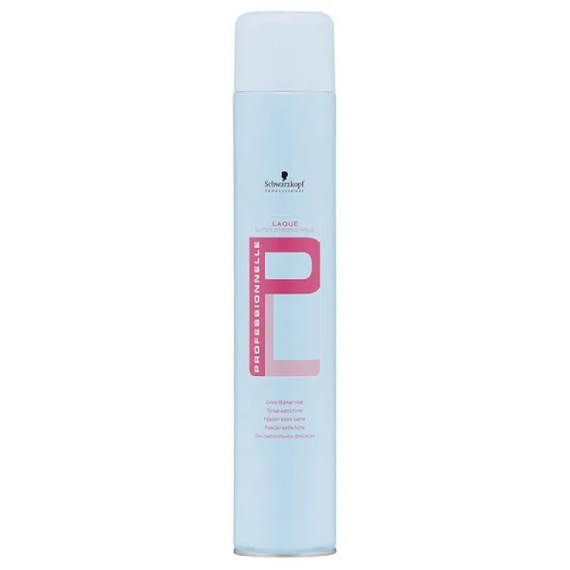 Schwarzkopf Professionnelle Laque Super Strong Hold Haarspray 500ml Neu