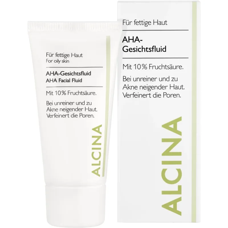 Super-Preis Alcina AHA-Gesichtsfluid 10% - 50ml