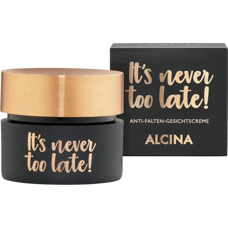 Alcina It's never too late! Anti-Falten-Gesichtscreme 50 ml Kracherpreis