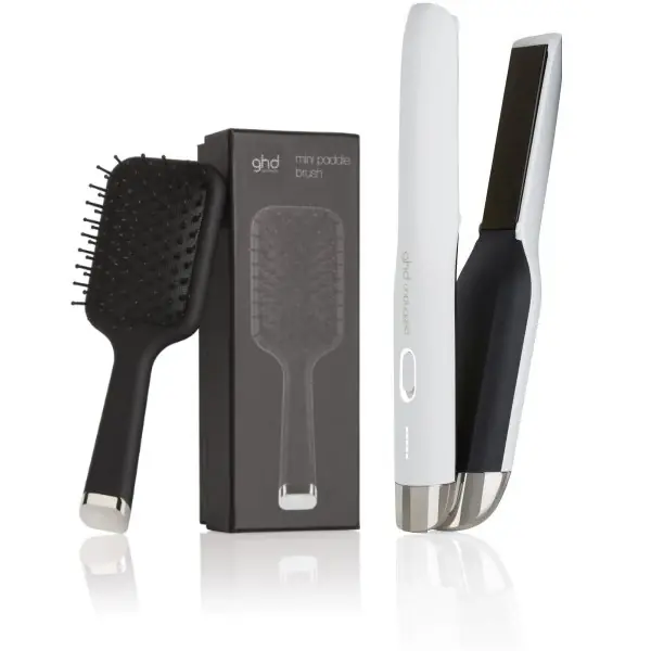 Knallerangebot ghd unplugged Styler weiß + mini paddle Brush gratis