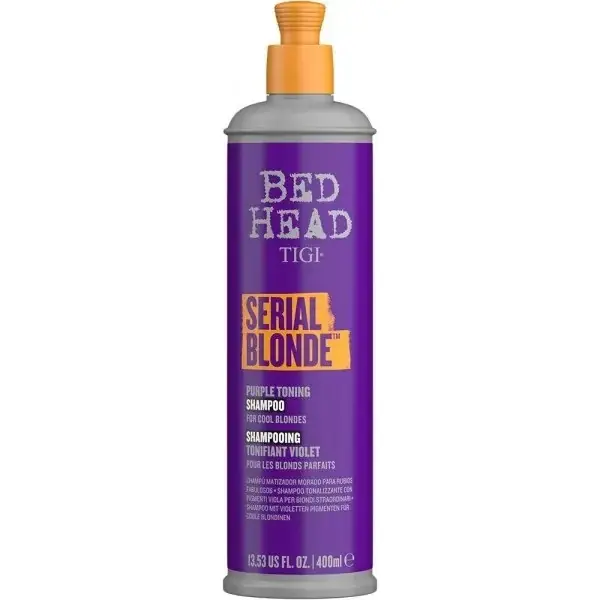 Tigi Bed Head Serial Blonde Purple Toning Shampoo 400 ml - NEU Sichere Zahlung