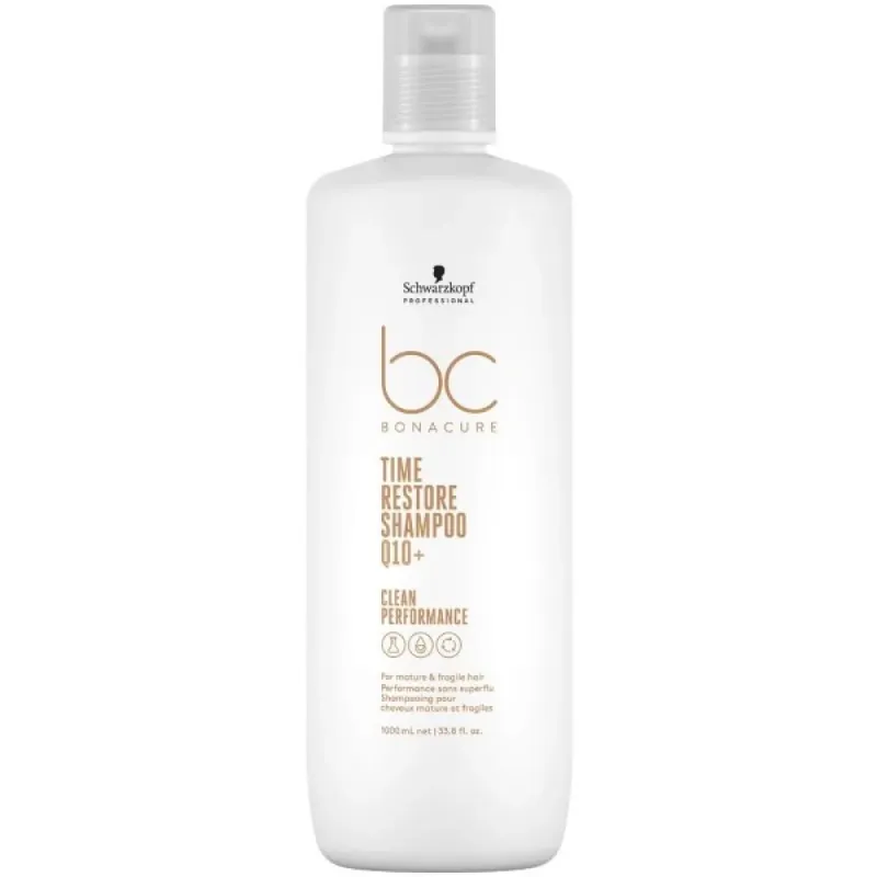 Letzte Chance Schwarzkopf BC Bonacure Q10 Time Restore Shampoo 1000 ml