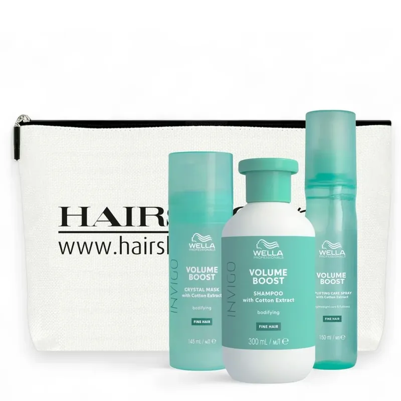 Sofort Bestellen Wella Professionals Invigo Volume Boost Geschenkset Shampoo 300 ml + Crytsal Mask 145 ml + Leave-In 150 ml