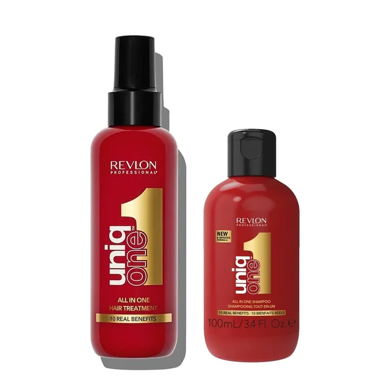 Angebot Revlon Uniq One Set Hair Treatment 150ml + All in One Shampoo 100ml