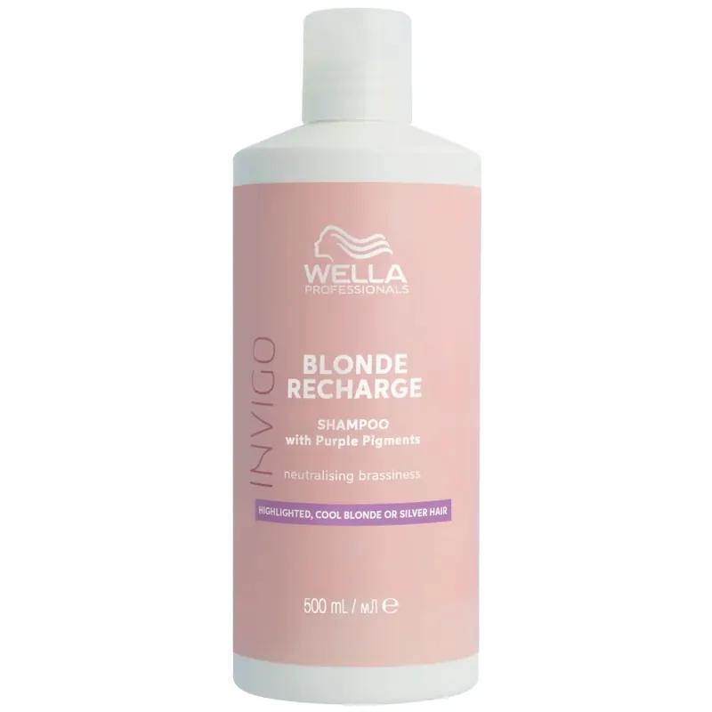 Billig Wella Professionals Invigo Blond Recharge Shampoo 500 ml