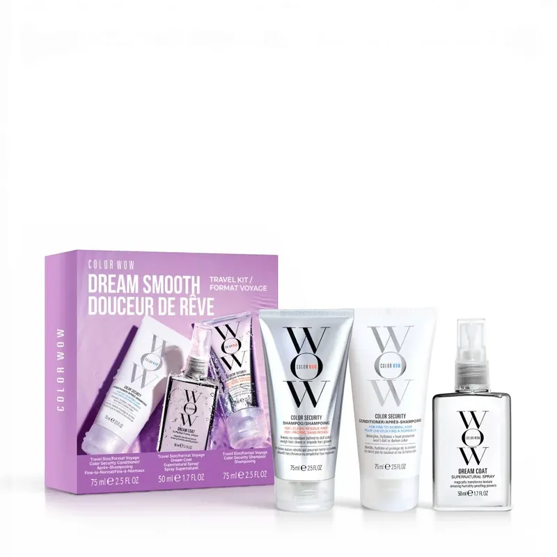 Solange Der Vorrat Reicht Color Wow Dream Smooth Discovery Kit Set