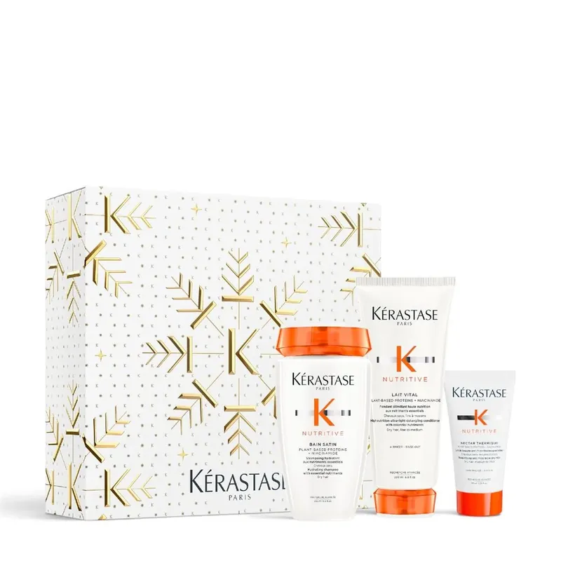 Kérastase Nutritive Trio Holiday Set – Bain Satin 250 ml + Lait Vital 200 ml + Nectar Thermique 50 ml Super-Preis
