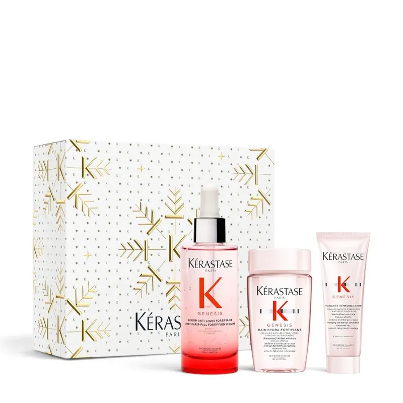 Kérastase Genesis Serum Trio Holiday Set – Bain Hydra-Fortifiant 80 ml + Sérum Anti-Chute Fortifiant 90 ml + Fondant Renforçateur 75 ml Neuheit