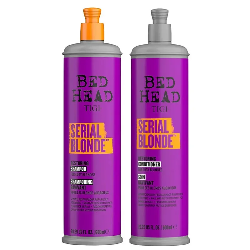 Heißes Angebot Tigi Bed Head Serial Blonde Duo - Shampoo 600 ml + Conditioner 600 ml