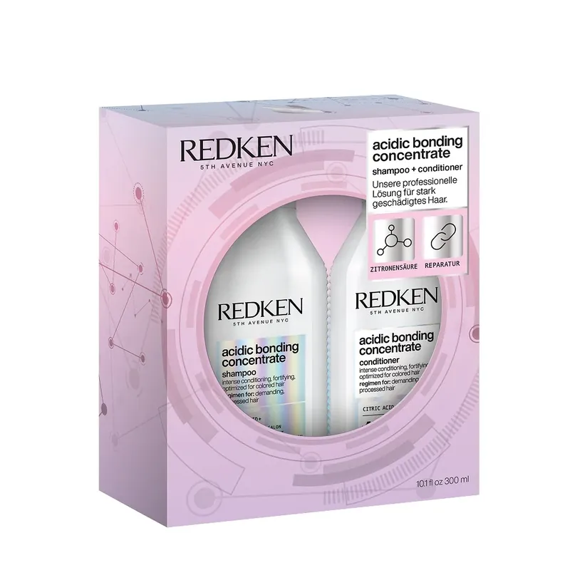 Finale Aktion Redken Acidic Bonding Concentrate Spring Coffret - Shampoo 300 ml + Conditioner 300 ml