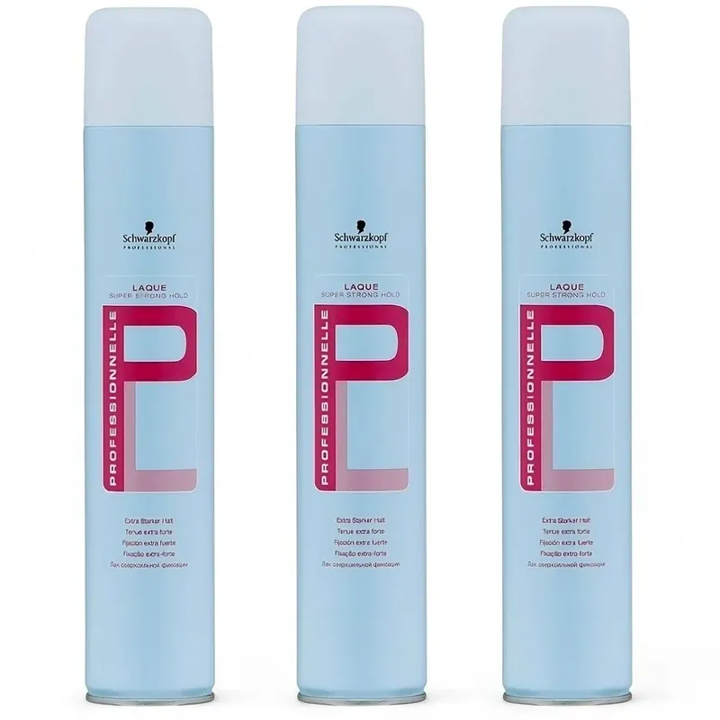Beliebt Schwarzkopf Professionnelle Laque Super Strong Hold Haarspray 3 x 500 ml