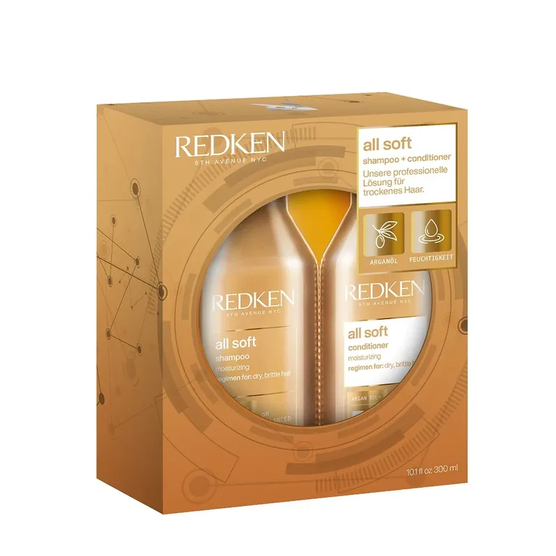 Redken All Soft Spring Coffret - Shampoo 300 ml + Conditioner 300 ml Sofort Bestellen