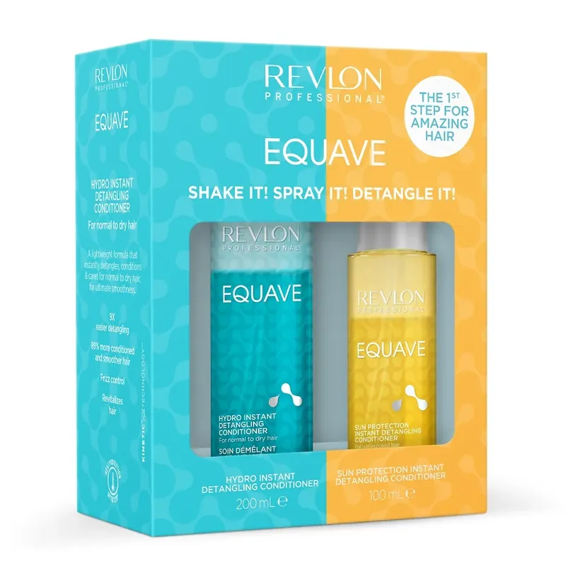 Revlon Equave Geschenkset - Hydro Detangling Conditioner 200ml + Sun Conditioner 100ml Neue Ware