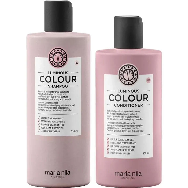 Günstig Maria Nila Luminous Colour Set - Shampoo 350 ml + Conditioner 300 ml