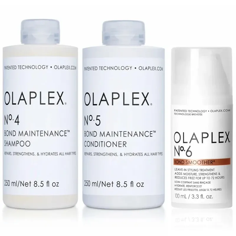 Top-Preis Olaplex Set - Shampoo No. 4 + Conditioner No. 5 + Bond Smoother No. 6