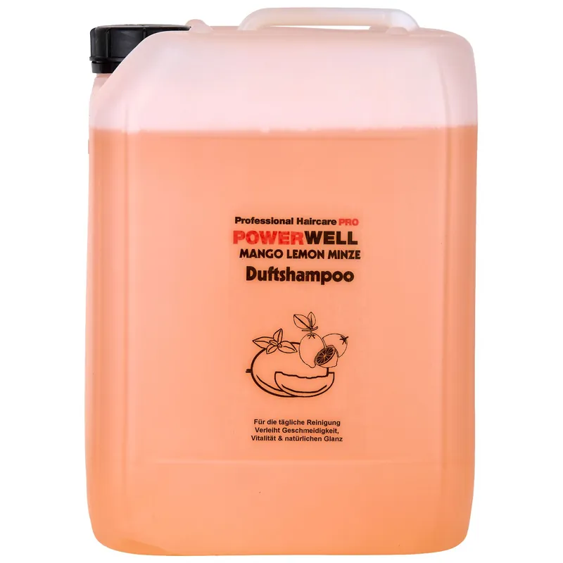 Billig POWERWELL Mango Lemon Minze Shampoo 10 L
