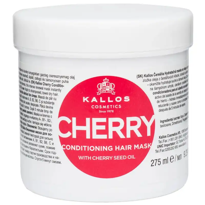 Expressversand KALLOS COSMETICS KJMN Cherry Conditioning Hair Mask 275 ml