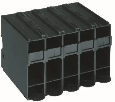 Preiswert Farbtubenspender 5er Box schwarz