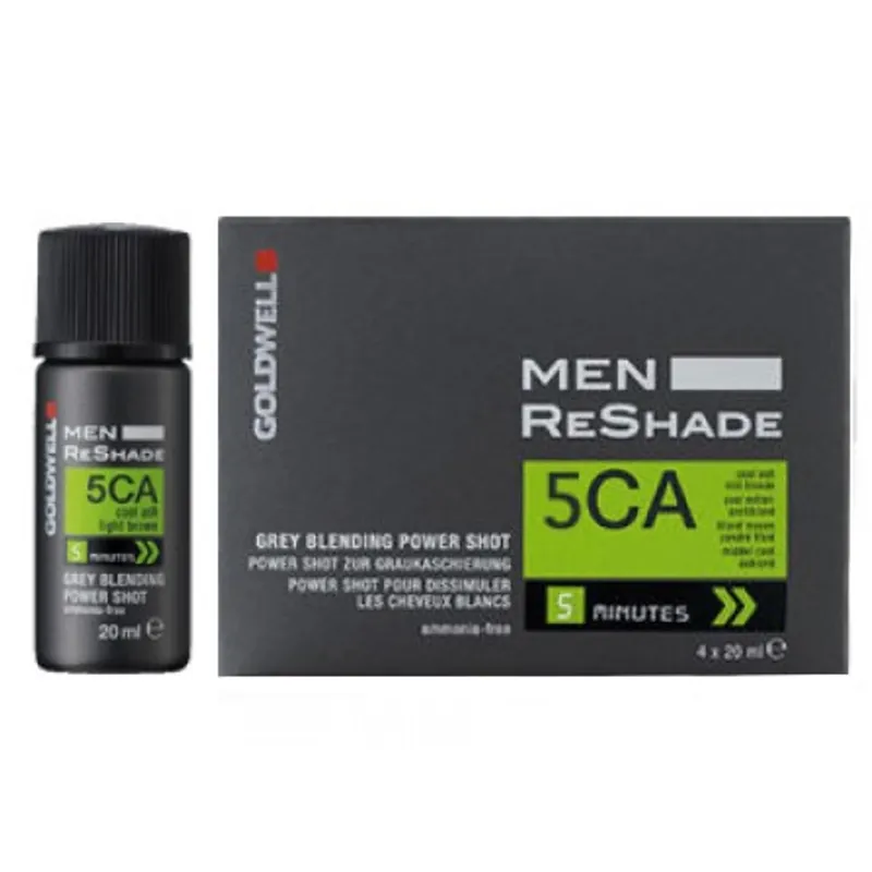 GOLDWELL Men Reshade Grey Blending Power Shot 4 x 20 ml Meistverkauft