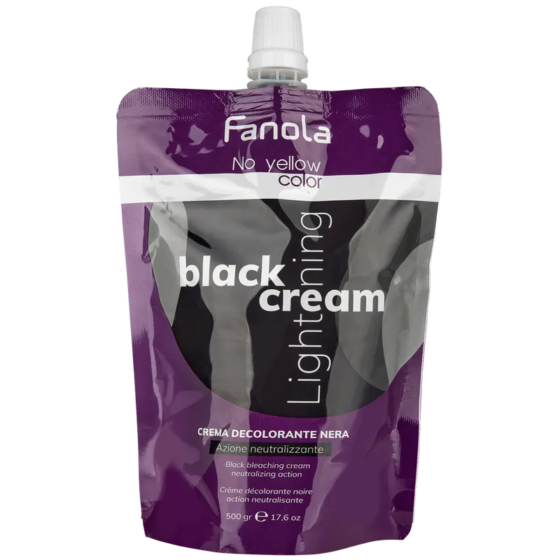 Fanola No yellow Color Lightening Cream Black 500 g Sichere Zahlung