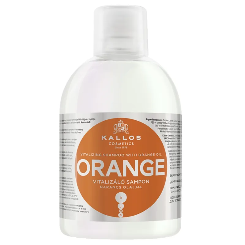 Bestpreis KALLOS COSMETICS KJMN Orange Vitalizing Shampoo 1 L