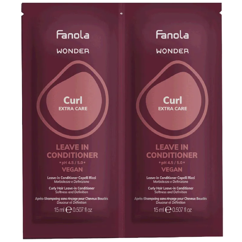Fanola WONDER Curl Extra Care Leave In Conditioner Sachet 2x15 ml Online Kaufen