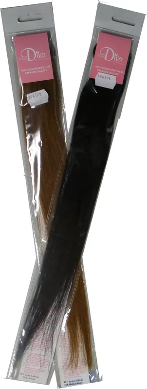 DIVA Clip-In Extensions Echthaar 2,9 x 40 cm Sichere Zahlung