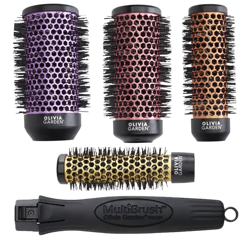 Neu Olivia Garden MultiBrush™ 4er Set mit Griff