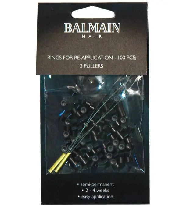 BALMAIN Rings for Re-Application schwarz 100 St. Top-Seller