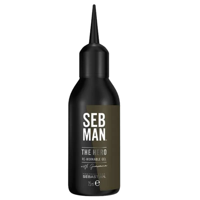 SEBASTIAN PROFESSIONAL SEB MAN The Hero Re-Workable Gel 75 ml Neu
