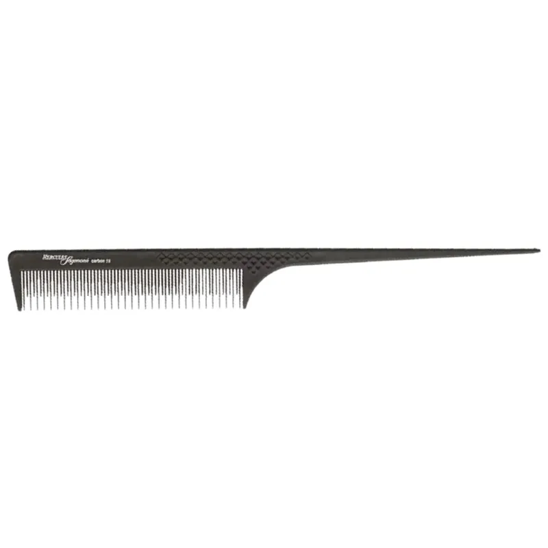 Neu Hercules Sägemann CARBON HS C20 Carbon Toupierstielkamm 8,75''