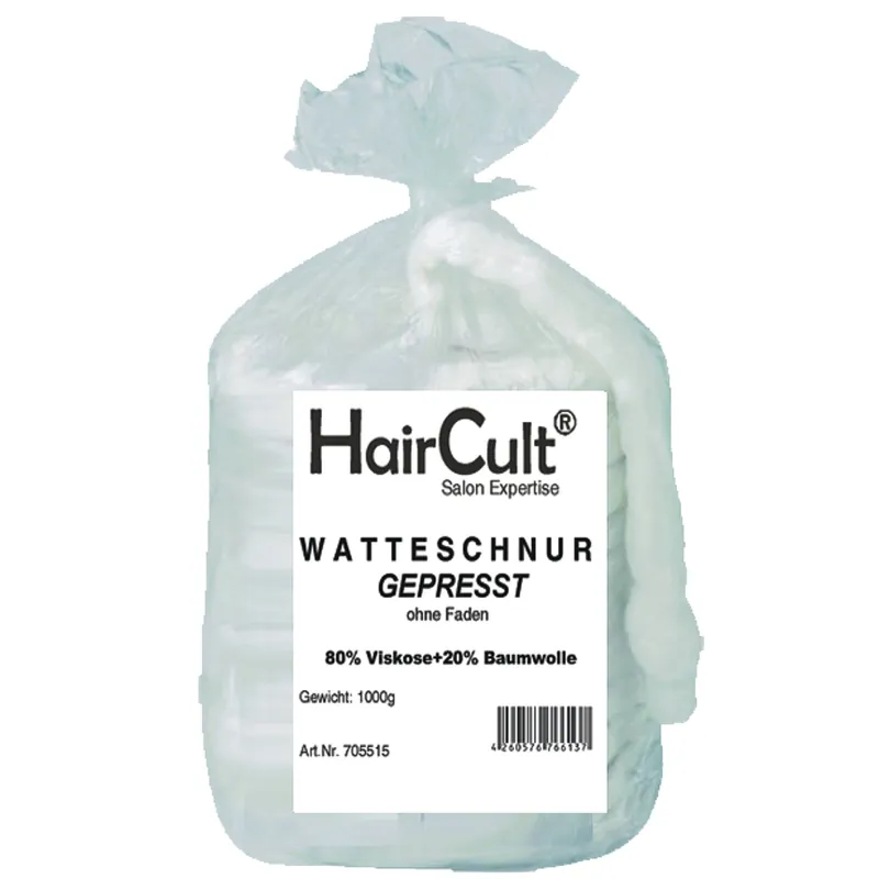 Bestseller EXKLUSIV Watteschnur GEPRESST ohne Faden 1 kg