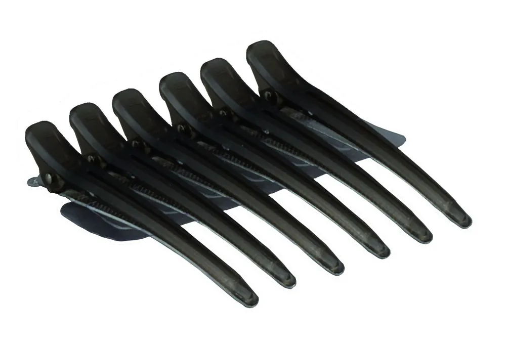SANSHIN Perfect Abteilclips 12 cm SCHWARZ 6 St. Saisonangebot