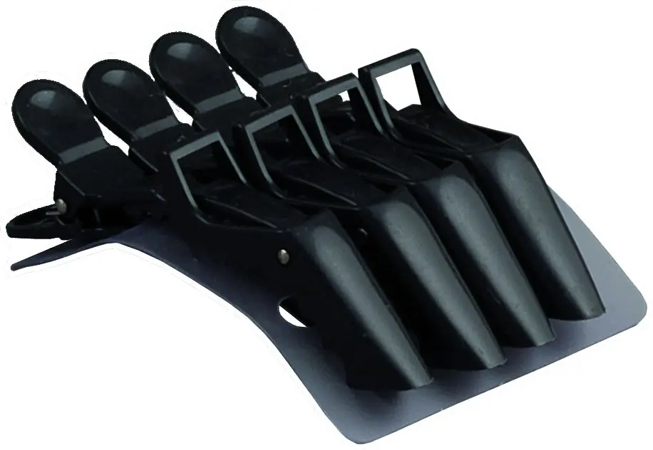 Echt SANSHIN Croc Clips SCHWARZ 4 St.