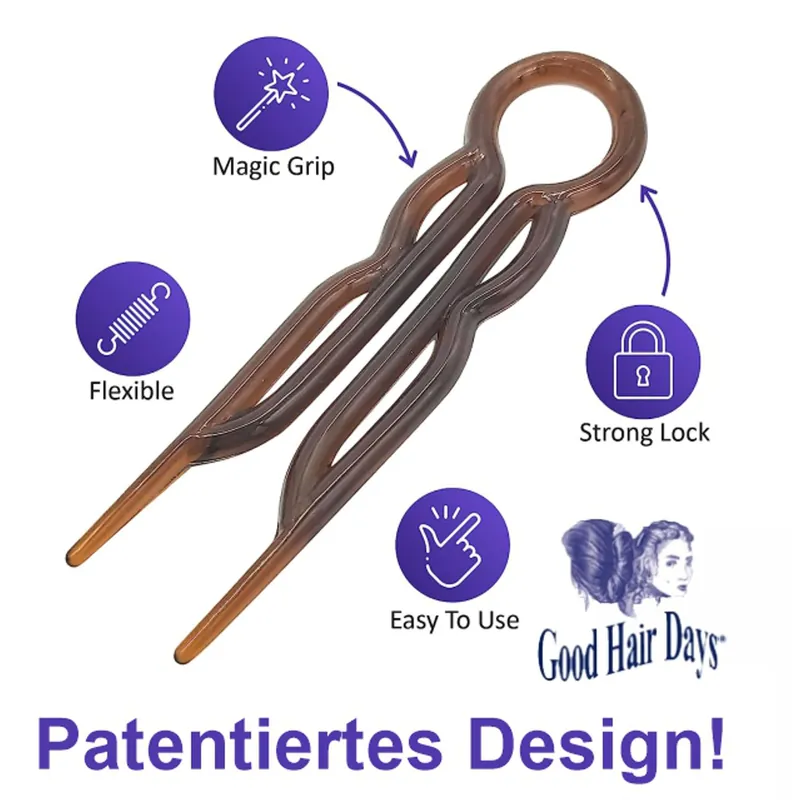 Magic-Grip® Hairpins Braun 10 St. Sonderangebot