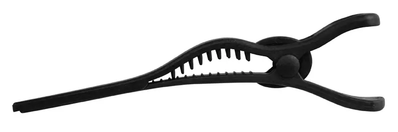 Zertifiziert Comair Haarclips Pure Plastic 13 cm schwarz 4 St.