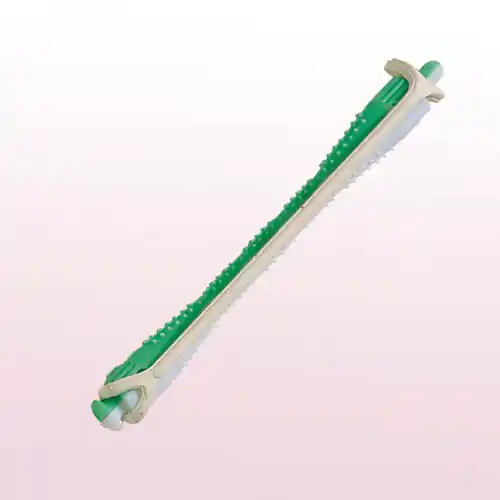 Comair Kaltwellwickler 2-farbig lang 95 mm, 12 St., Ø 6 mm weiß-grün Preisknaller