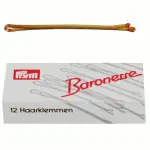 Markenprodukt Prym Baronesse Haarklemmen GOLD Glatt 10 x 12 St.