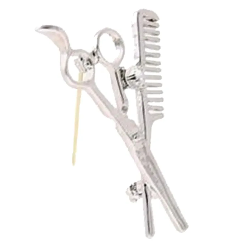A&A Brosche mit Kamm & Schere Top-Angebot