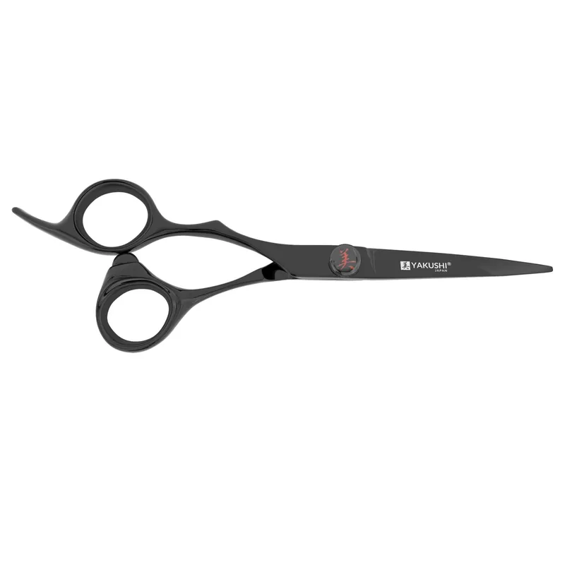 Geprüft YAKUSHI CHAMEO Black V2 Linkshand-Haarschneideschere