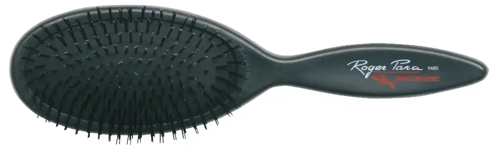 RP Bürste oval schwarz 11rhg.Nylonbo. Ausverkauf