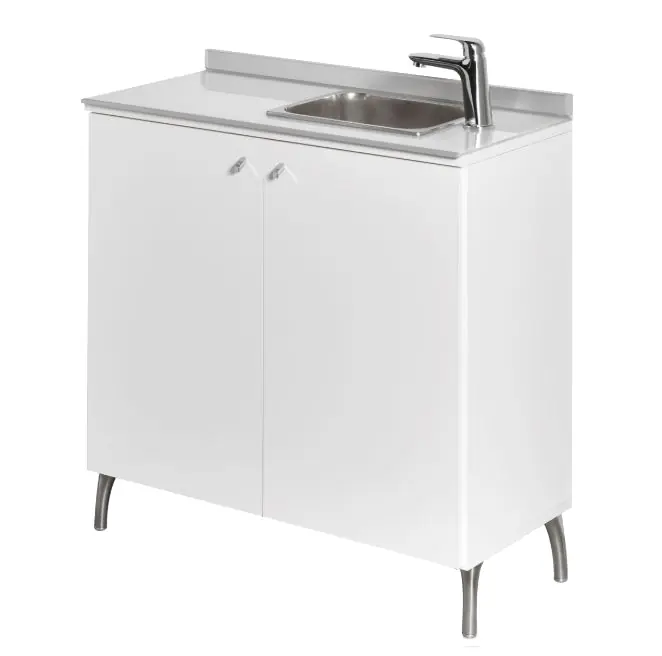 Kracherpreis Unterschrank 80 cm mit Edelstahlbecken