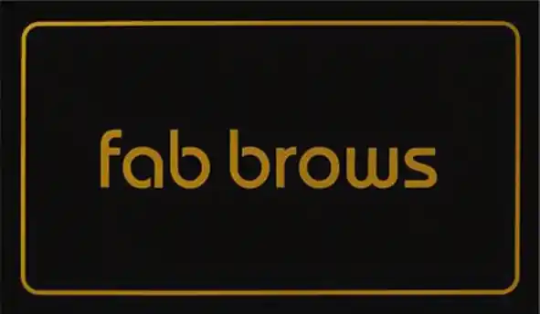 Fab Brows Window Sticker Neue Kollektion