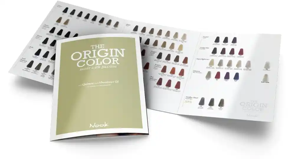 Neue Ware Nook Origin Color gedruckte Farbkarte