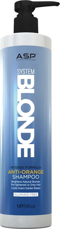 System Blonde Anti-Orange Shampoo 1000ml Solange Der Vorrat Reicht
