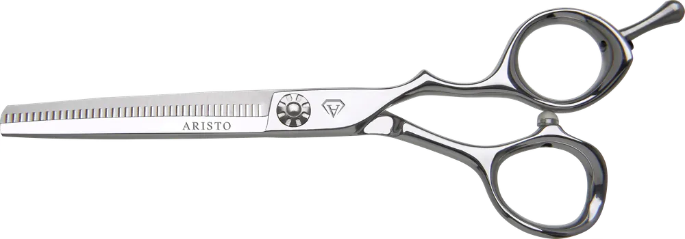 Rabatt Aristo Modellierschere Akio Offset (40 Zähne)